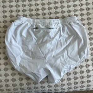 White nike Fri fit short